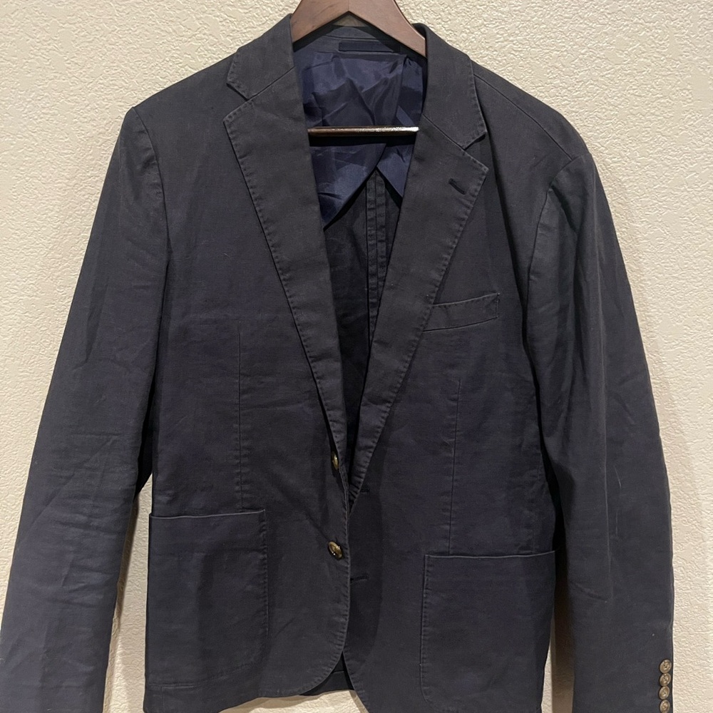 Men’s Small J. Crew Navy Blazer Jacket